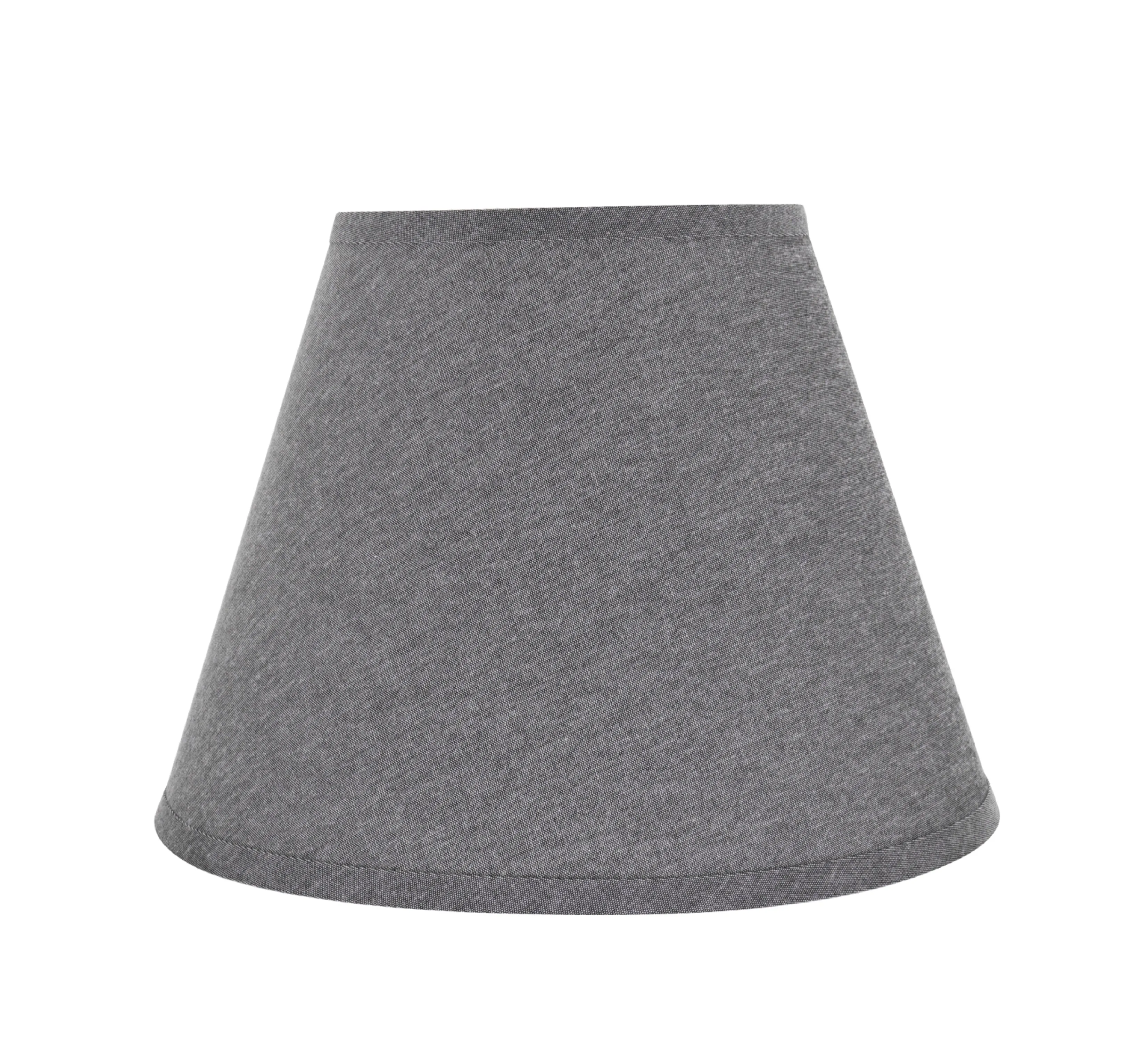 # 32625 Hardback Empire Spider Lamp Shade Grey, 6"x 12"x 9"