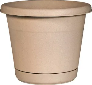 12"rolled Rim Planter&saucer S