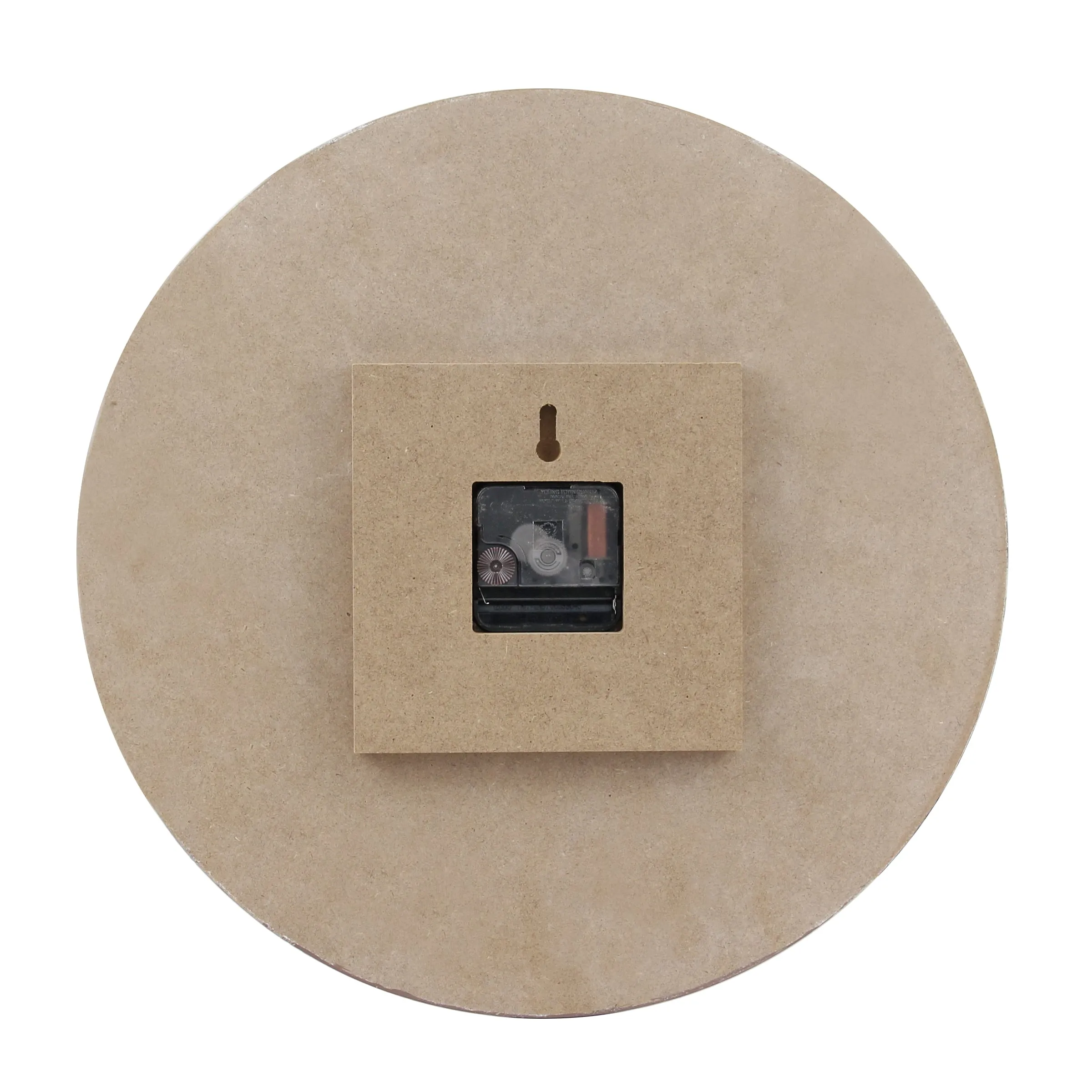 14” Roman Numeral Wooden MDF Wall Clock (WS)