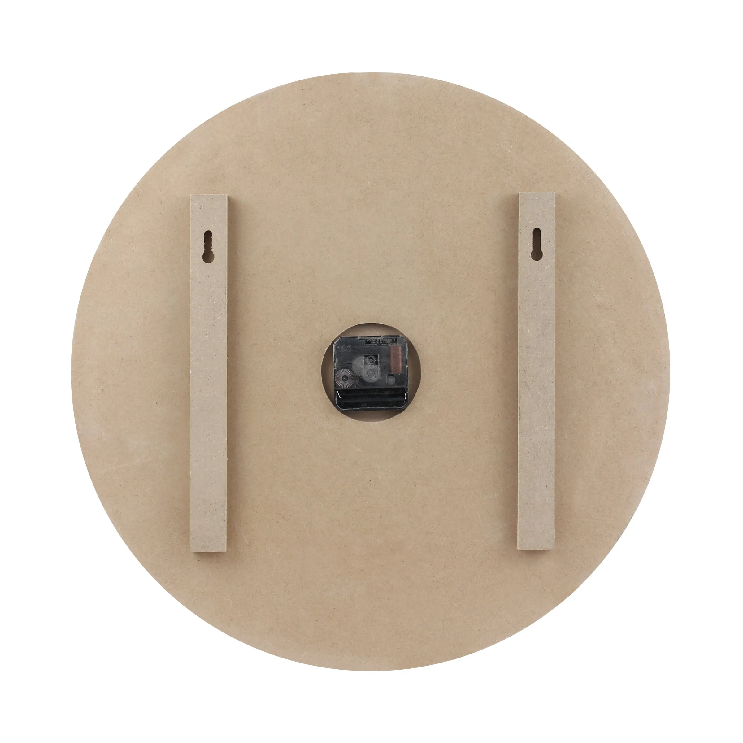18” Roman Numeral Wooden MDF Wall Clock (WS)