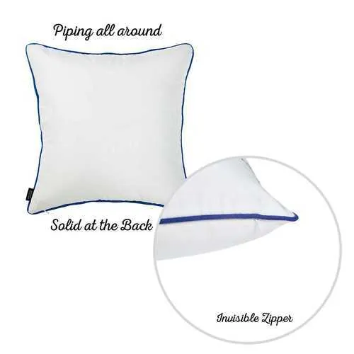 18"x18" Nautica Octopus Decorative Throw Pillow Cover Printed