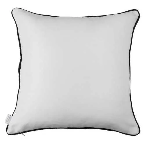 18"x18" Scandi Square Geo Printed Decorative Throw Pillow Cover