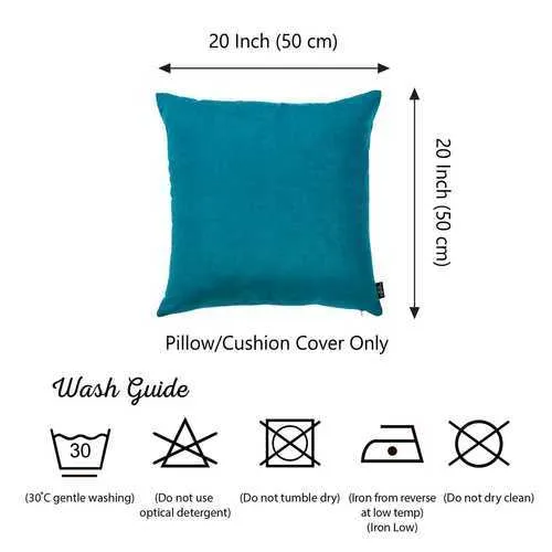 20"x20" Honey Tahitian Tide Decorative Throw Pillow Cover 2 pcs in set