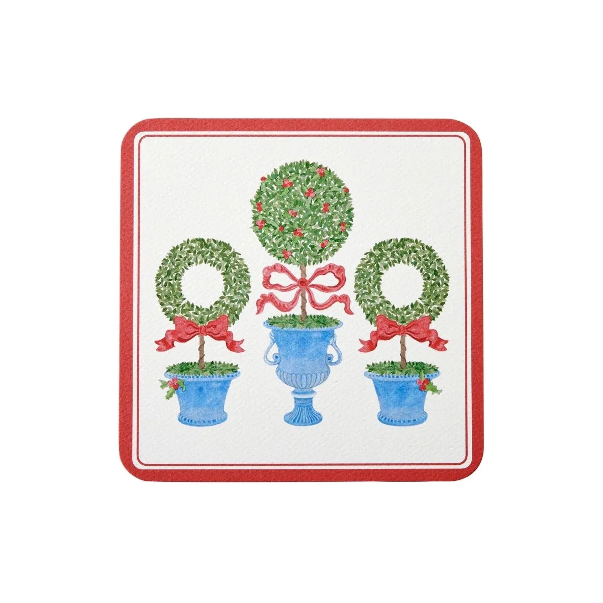 3 Boxwood Reversible Square Coaster