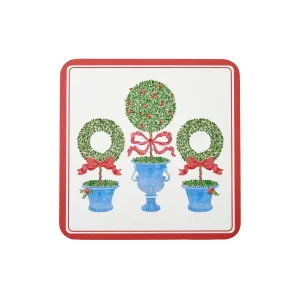 3 Boxwood Reversible Square Coaster