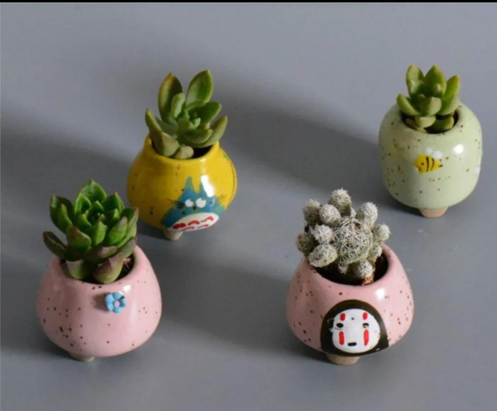 5 PCS Set of mini Succulent Planters