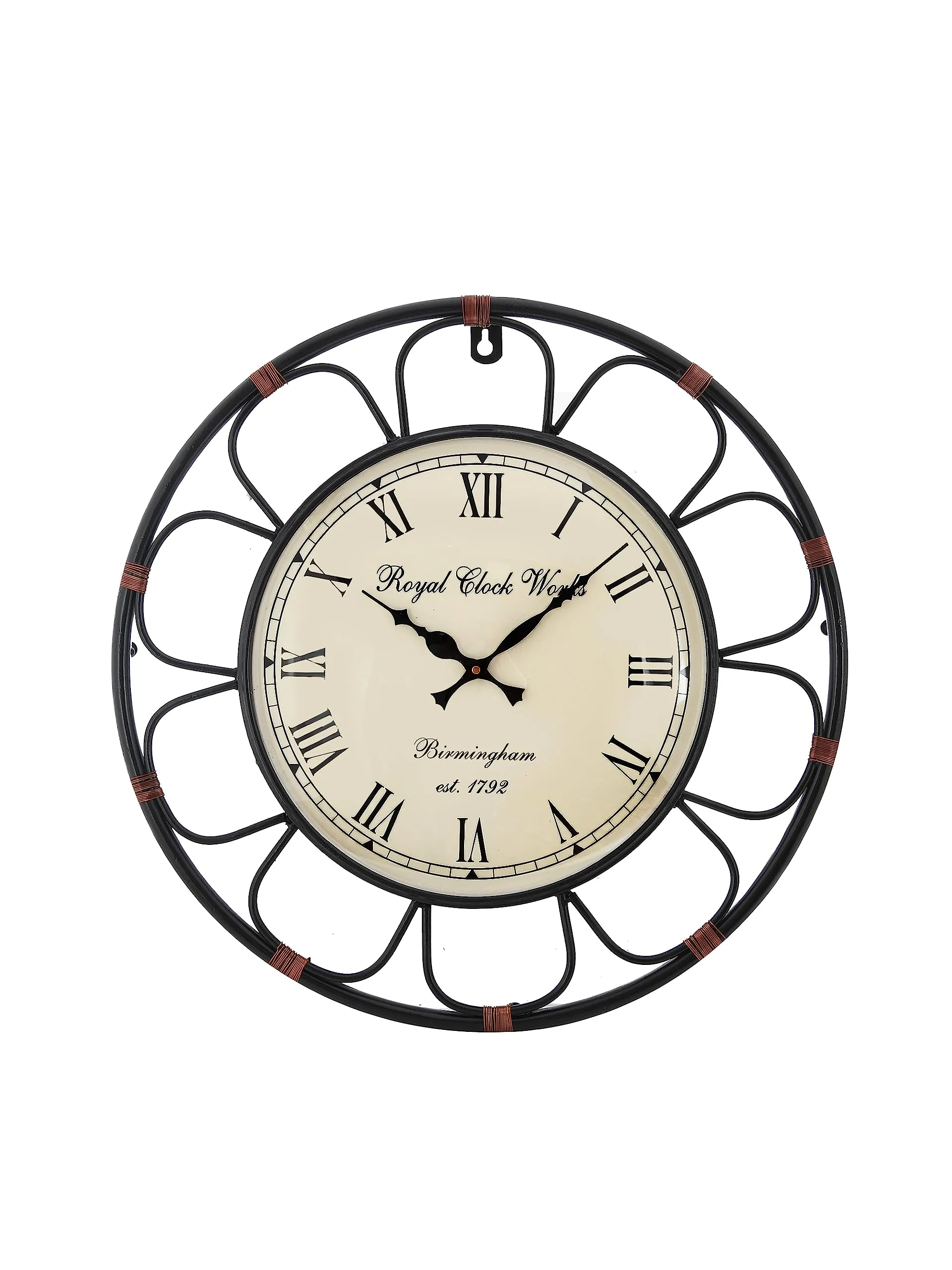 Aapno Rajasthan Large French Provincial Metal Clock