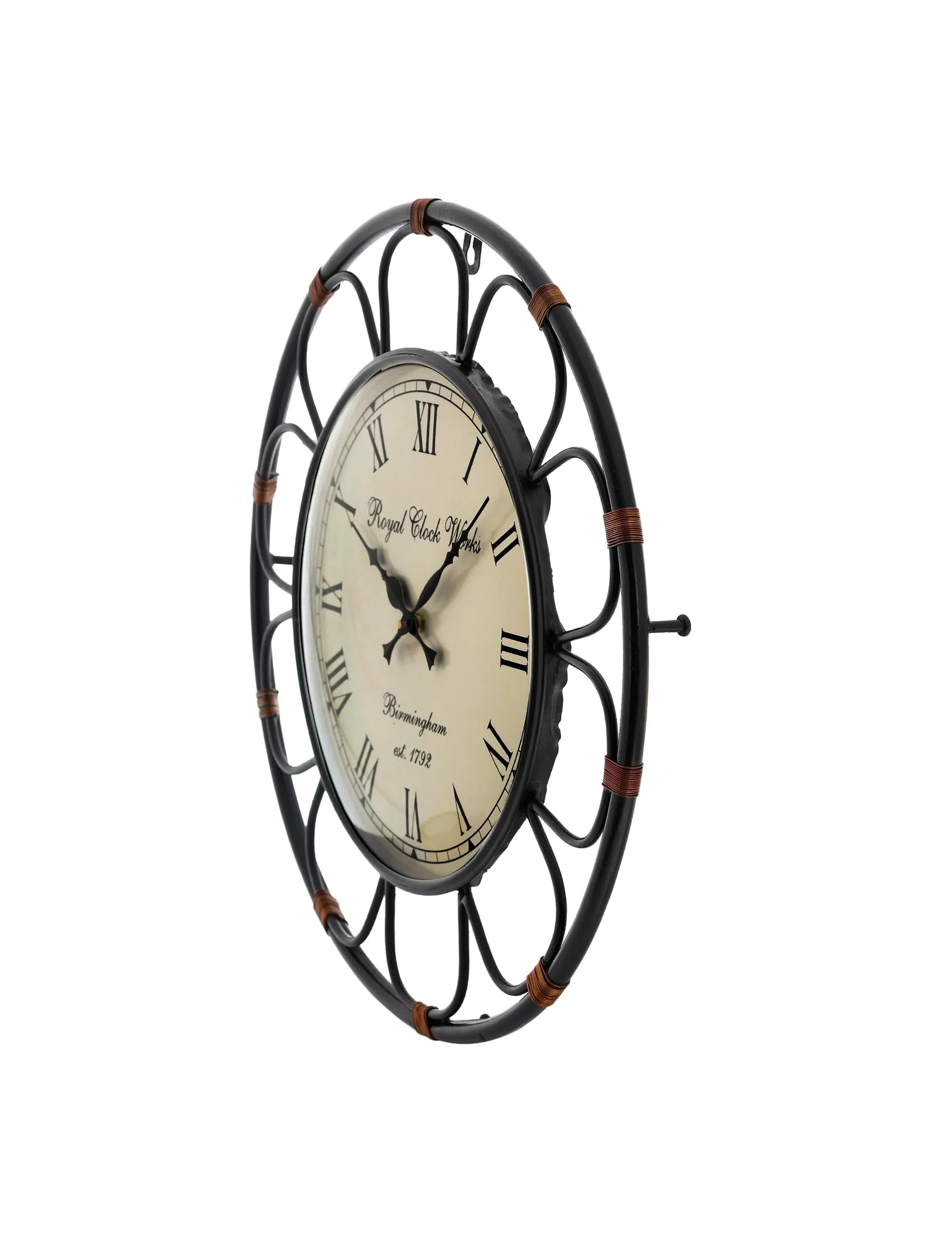 Aapno Rajasthan Large French Provincial Metal Clock