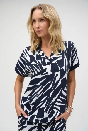 ABSTRACT ZEBRA SS TOP
