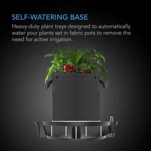 AC Infinity Self-Watering Fabric Pot Base - 4 Pack