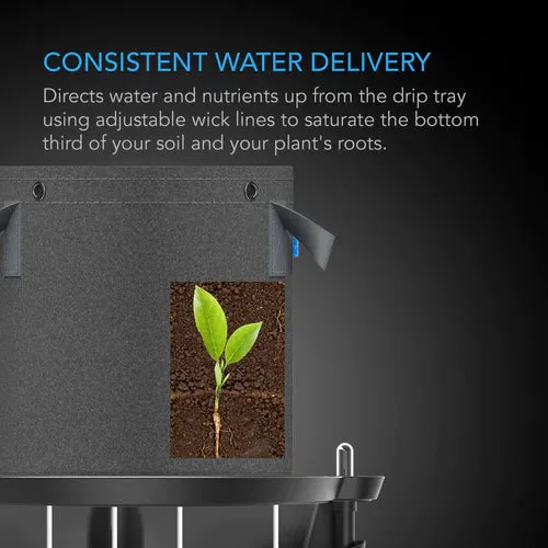 AC Infinity Self-Watering Fabric Pot Base - 4 Pack