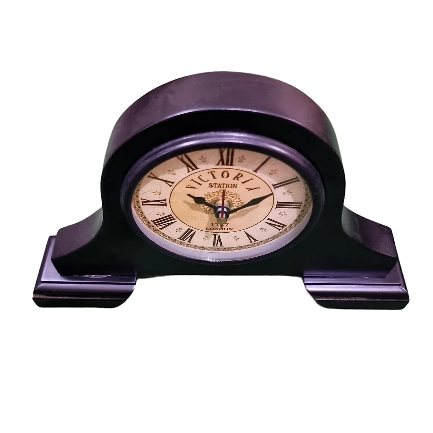 AHSKY Clock Handicraft Table Clock New Rounded Desk & Shelf Clocks Strongs