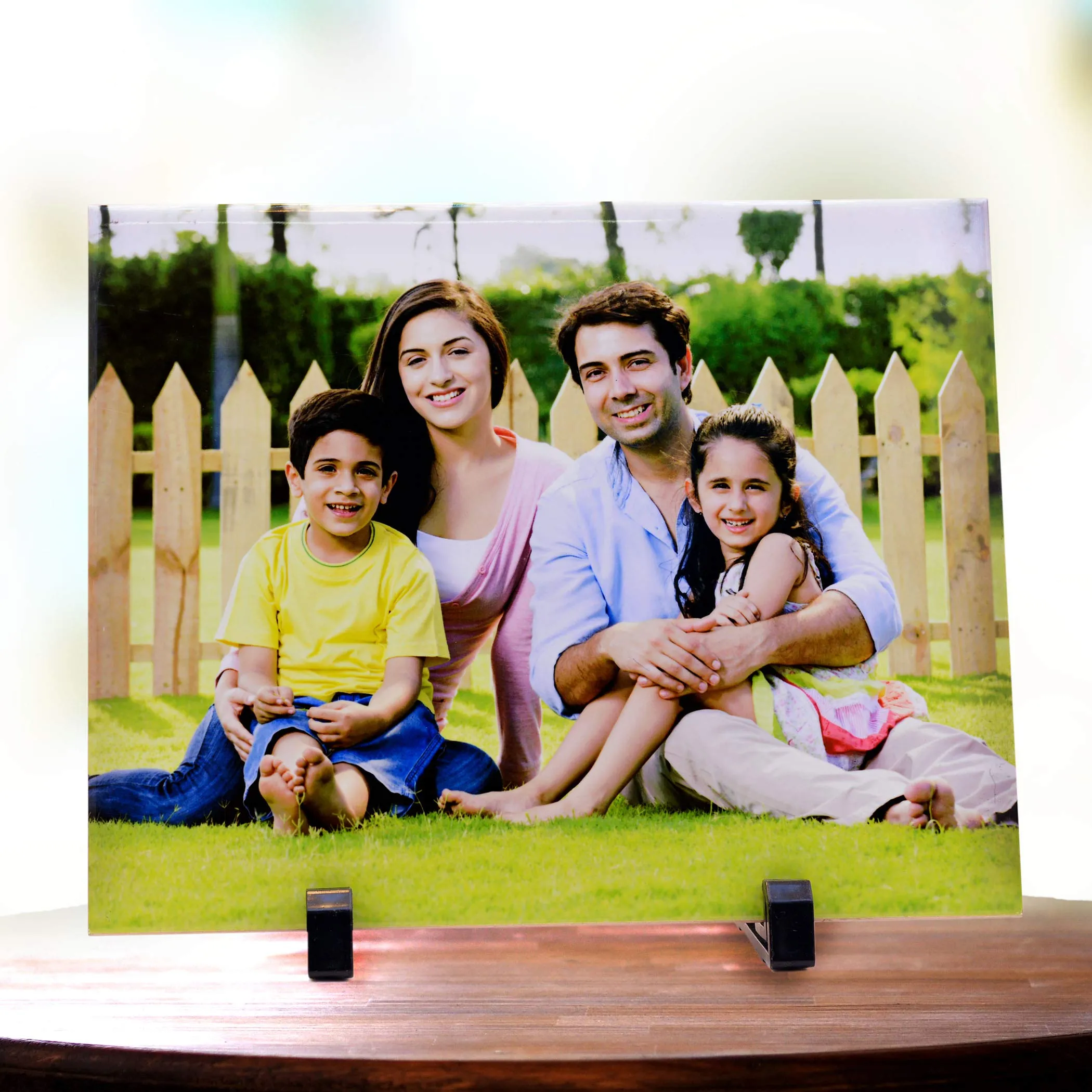 AJANTA ROYAL Personalized Tile with Your Photos (8" x 10" Inch)