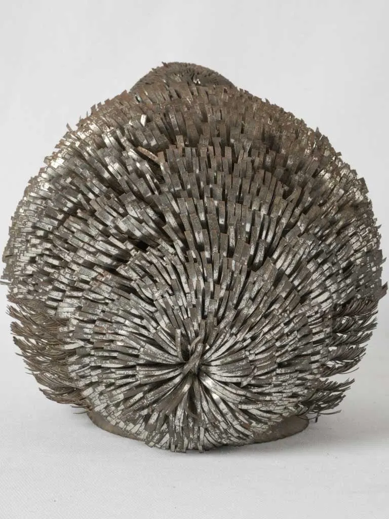 Alexander Blazquez metal bird sculpture 9"