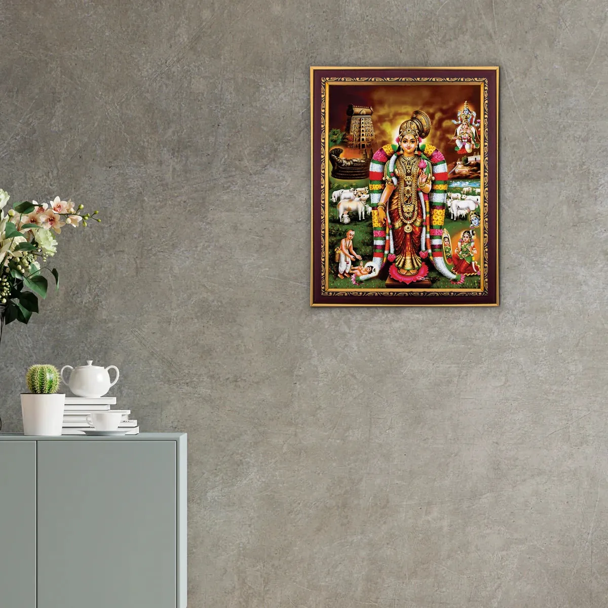 Andal Photo Frame | Picture Frame for Pooja Room Decor