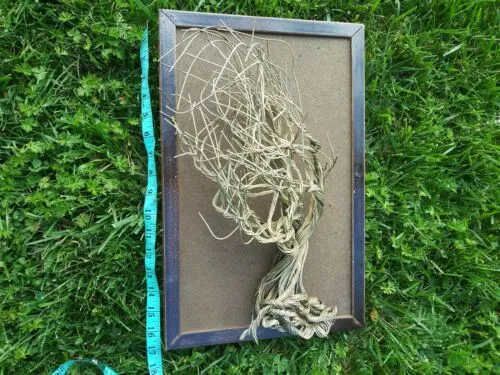 Artisan Signed Jason Handmade Wire Root Tree Art Sculpture Hanging Wall Décor
