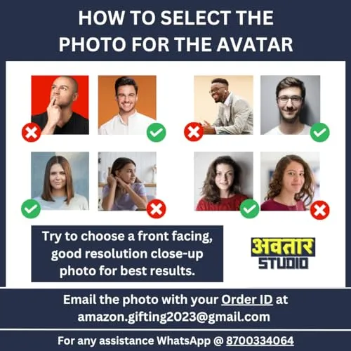 Avatar Studio Cari-Plaque Personalized Gift for Boyfriend, Girlfriend, Couples, Friends, Character Caricature Photo Frame Unique Design Customized Gift Valentines Gift (Couple 4)
