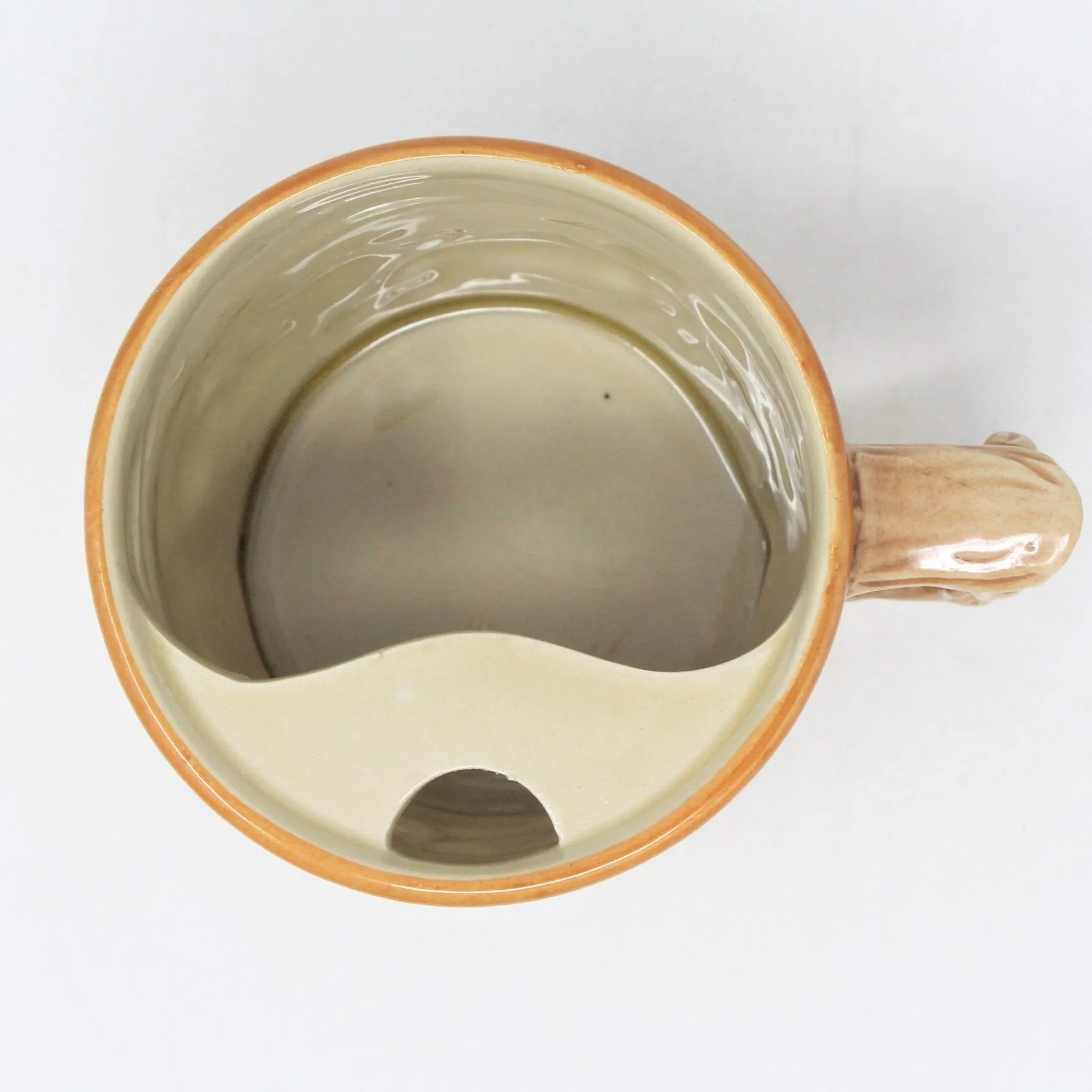 Beer Mustache Mug, German Style, Two Gentleman Drinking, Japan, Vintage, SOLD