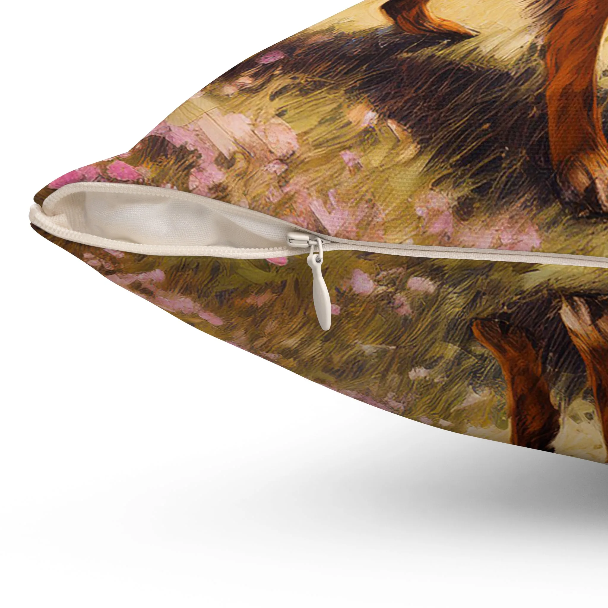 Belgian Tervurenv Spun Polyester Throw Pillow
