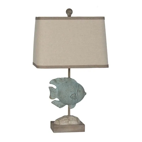 Blue Fish Table Lamp
