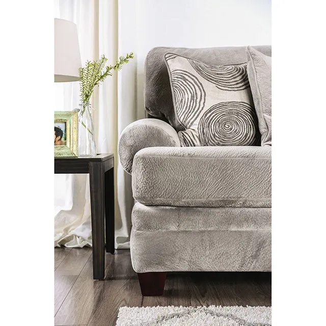 Bonaventura Gray/Pattern Love Seat