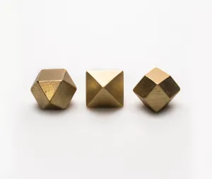 Brass Paperweight Set