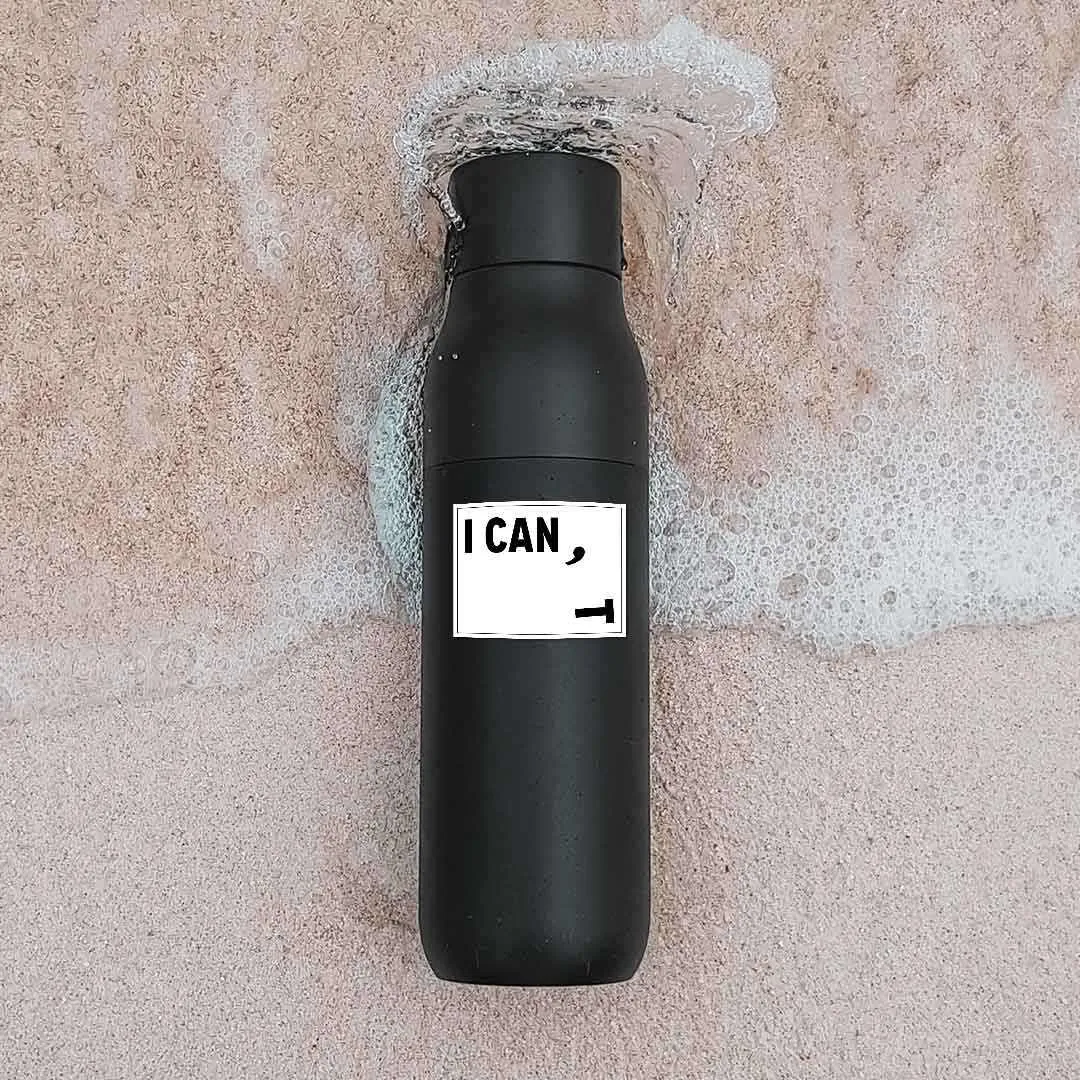 CAN I? Sticker