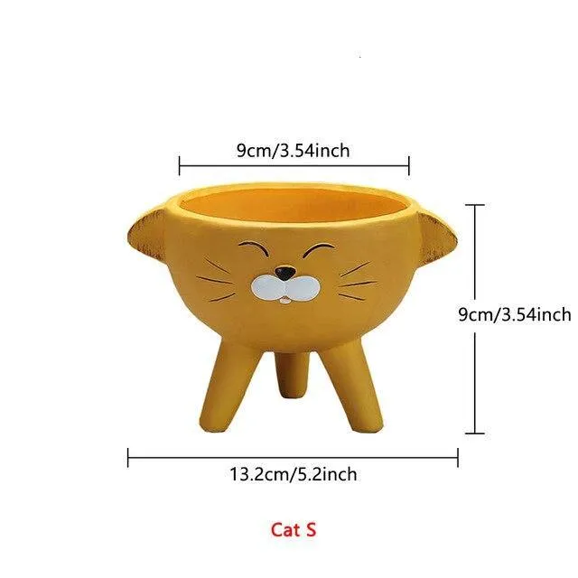 Cartoon ceramic planters