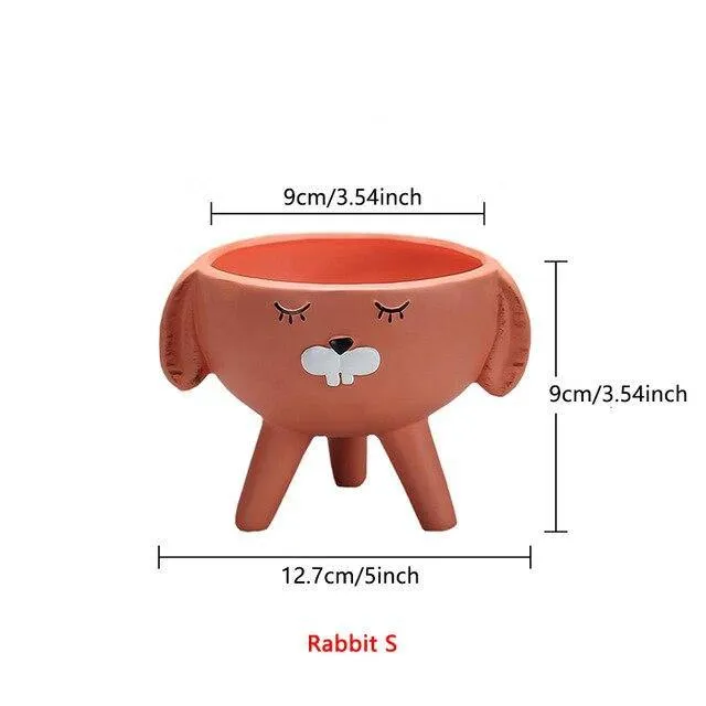 Cartoon ceramic planters