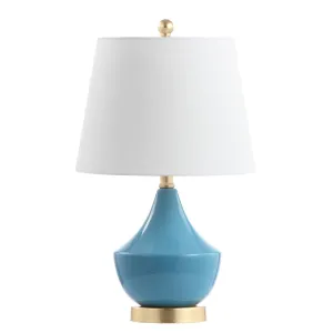 Cerulean Blue Genie Table Lamp
