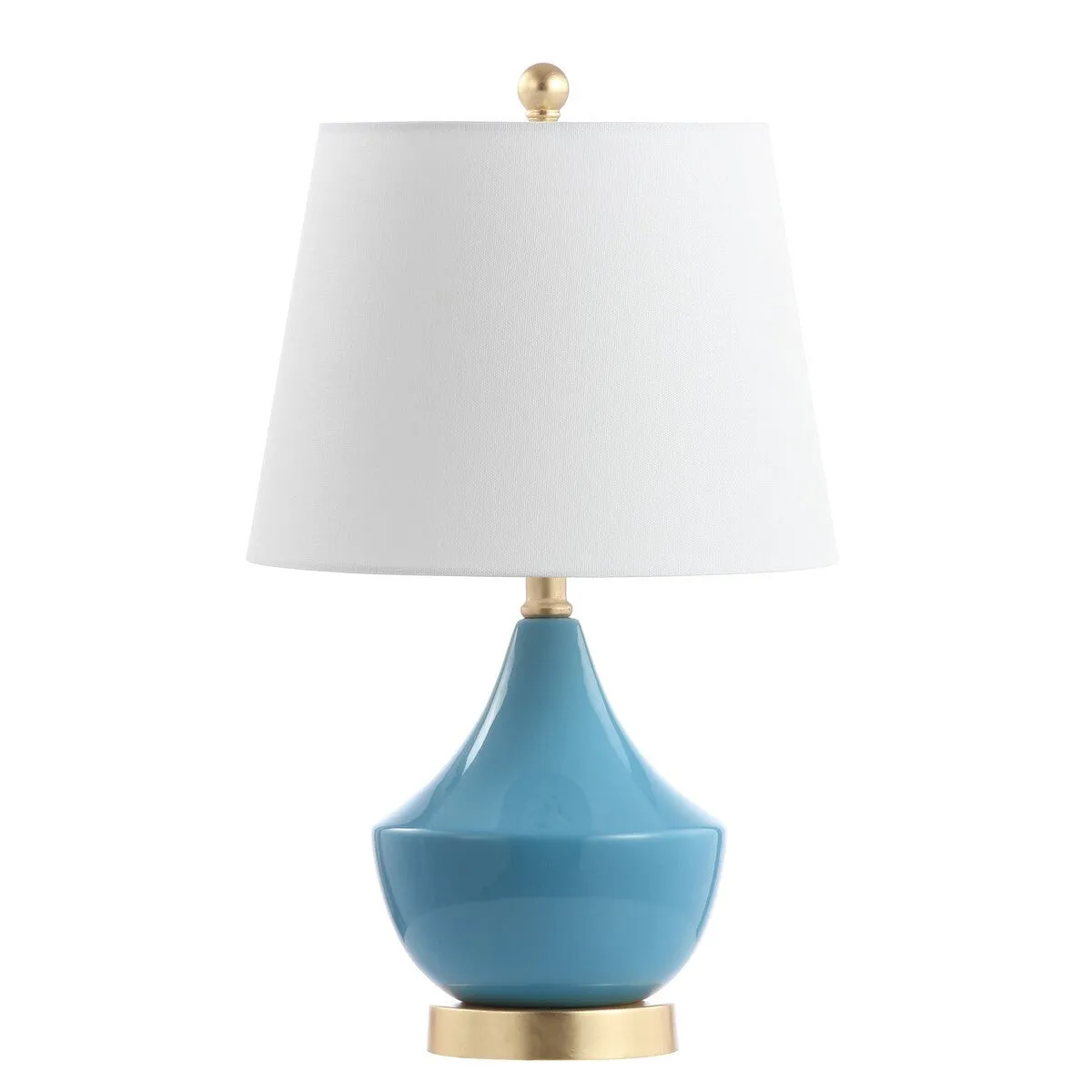 Cerulean Blue Genie Table Lamp