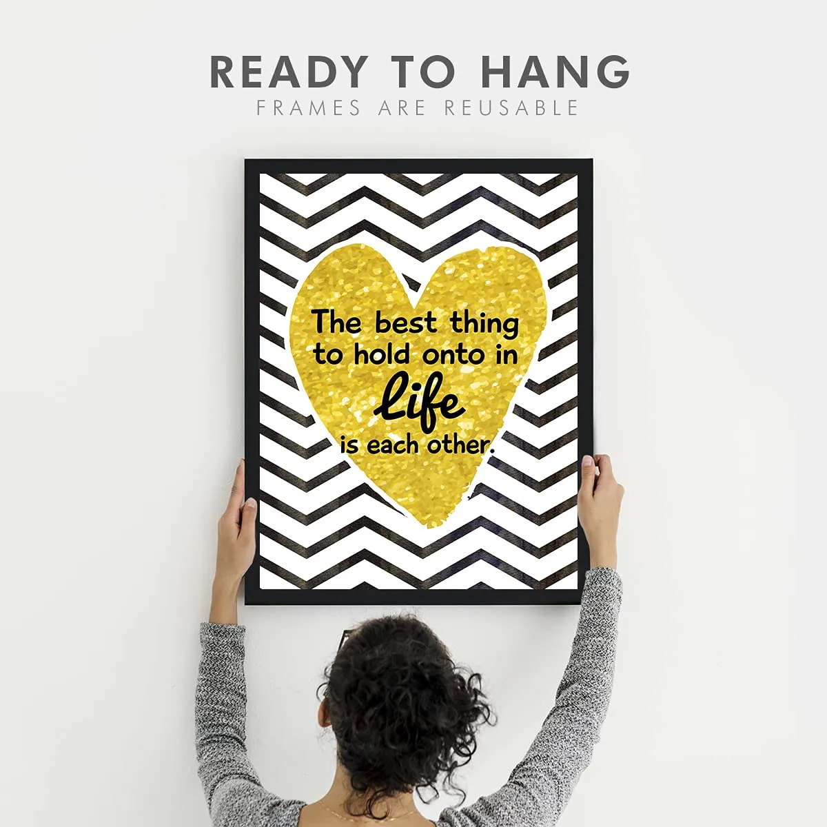 Chaka Chaundh - Love Quotes Wall Frames for bedroom and husband - Couple Quotes Wall Frames for Bedroom - I love you quotes frame - Love Quotes Frame - Couple Quotes Frame - Romantic quotes wall frame - (13.6 X 10.6 Inches)