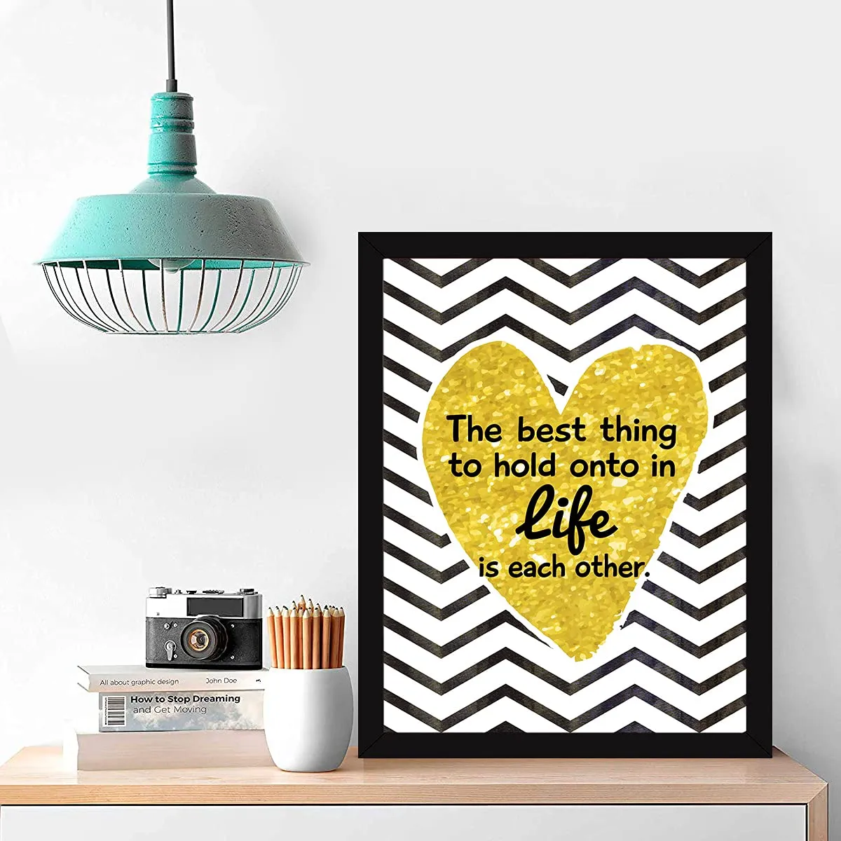 Chaka Chaundh - Love Quotes Wall Frames for bedroom and husband - Couple Quotes Wall Frames for Bedroom - I love you quotes frame - Love Quotes Frame - Couple Quotes Frame - Romantic quotes wall frame - (13.6 X 10.6 Inches)