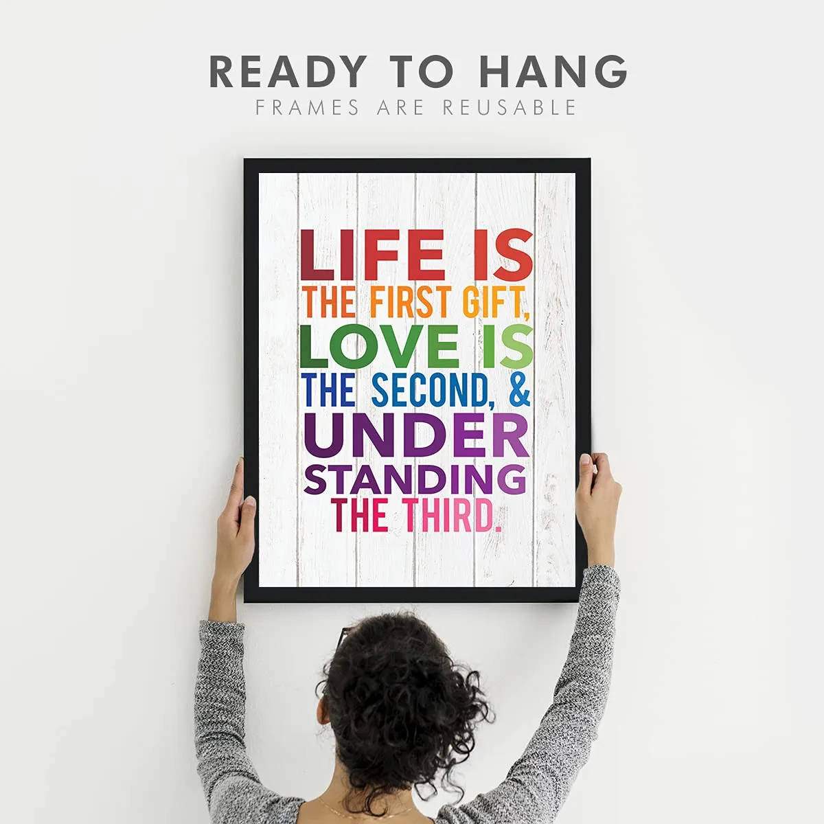 Chaka Chaundh - Love Quotes Wall Frames - Love Quotes Frame - Love Quotes Photo Frame - (13.6 X 10.6 Inches)
