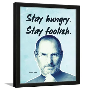 Chaka Chaundh - Steve Jobs Framed Poster - motivational quotes frames - poster with frame - Steve Jobs Quotes Frames – Inspiration Quotes wall framed Posters - (13.6 X 10.6 Inches)