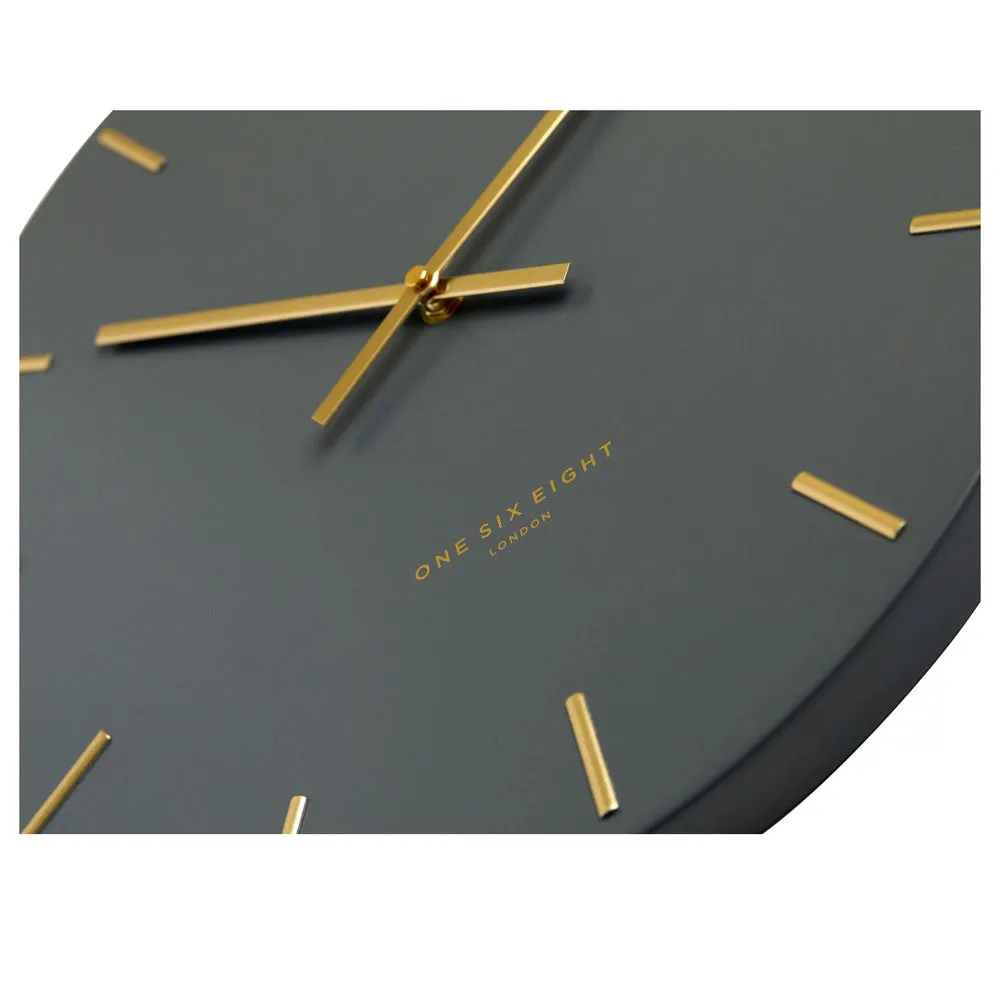Charcoal Luca Clock (60cm)