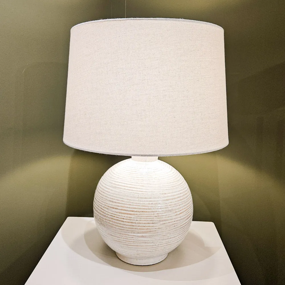 Charlie Sphere Ceramic Table Lamp