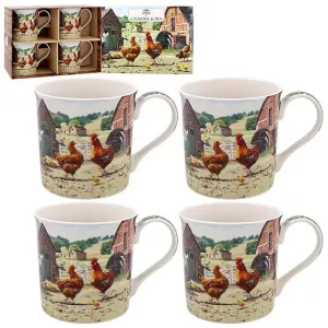 Cockerel & Hen Range - Mugs, Coasters, Trays and more