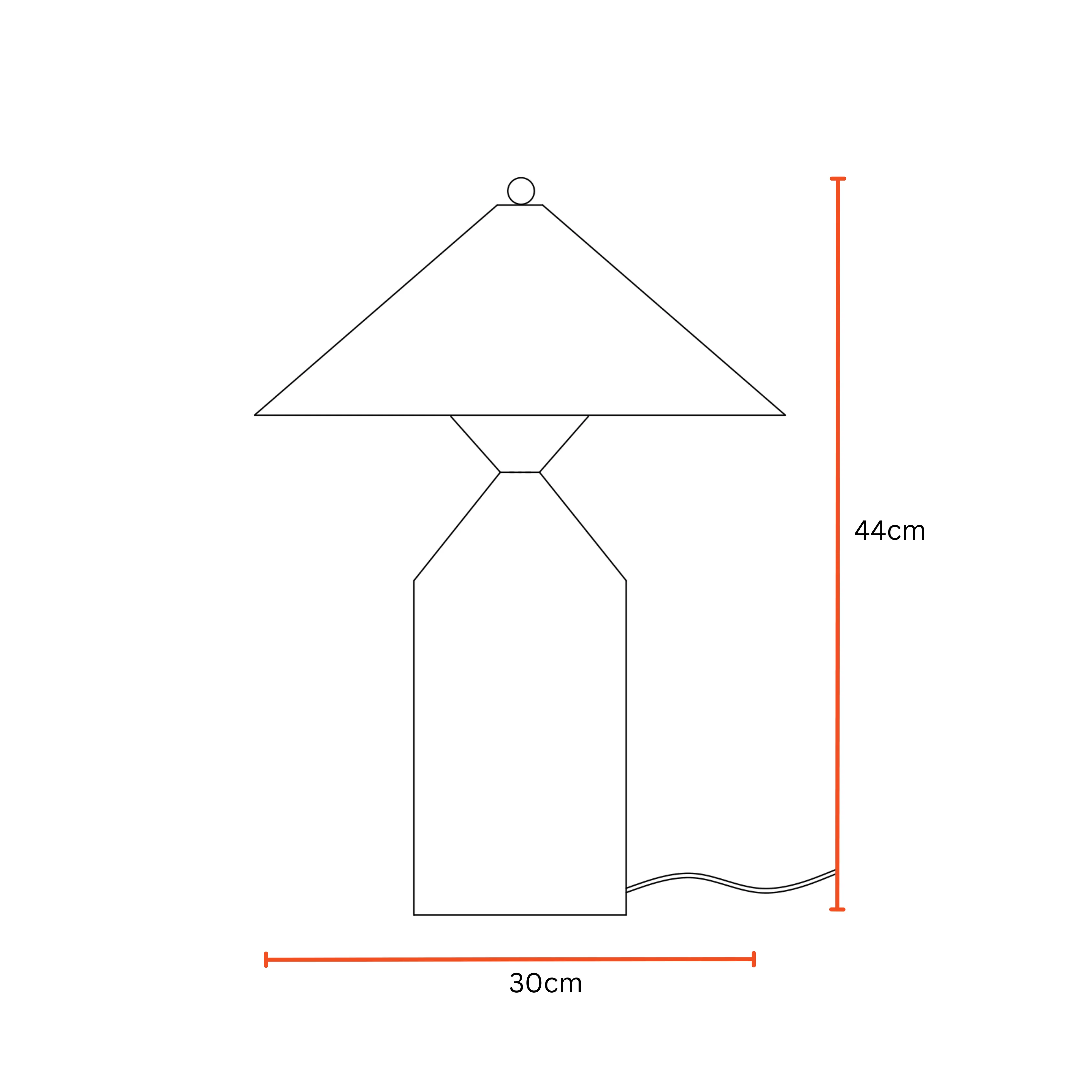 Cone Casa Table Lamp