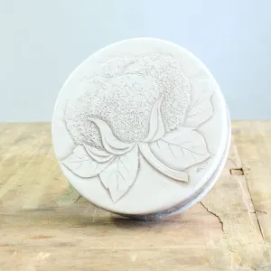 Cotton Boll Stone Coaster Set