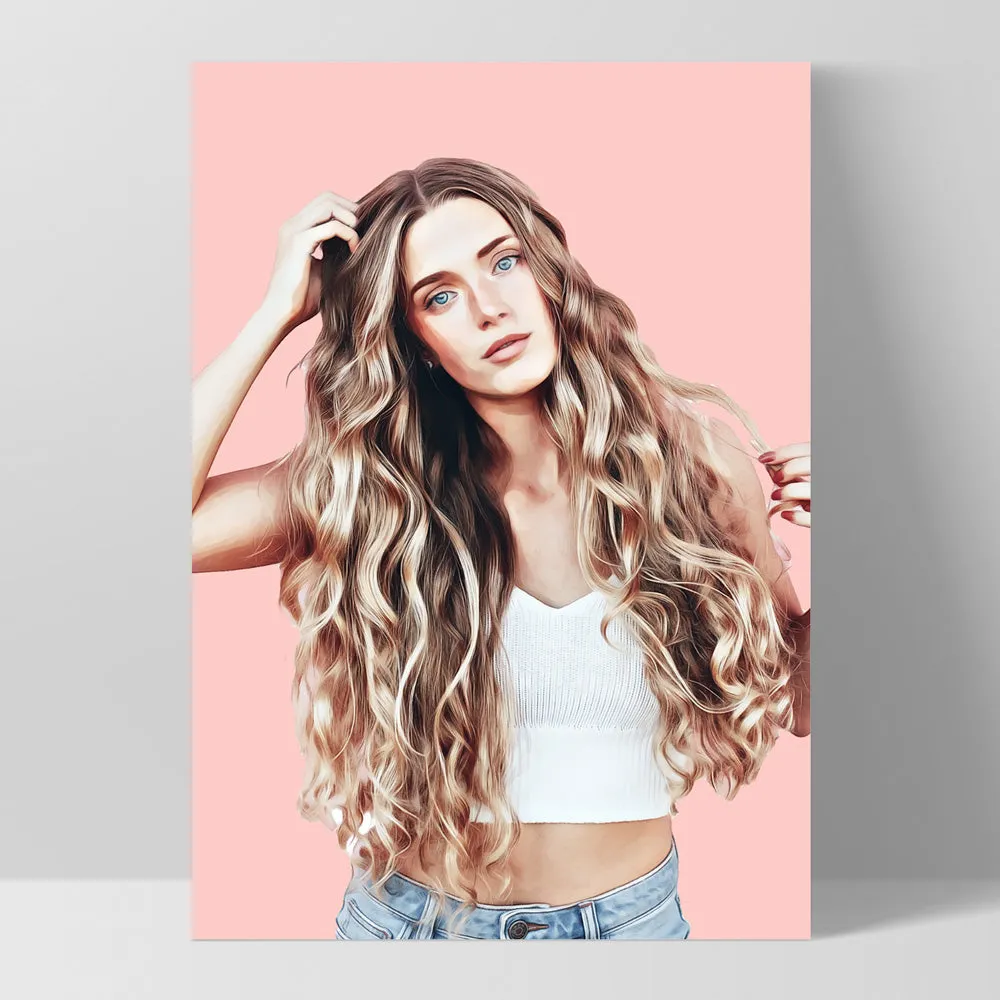 Custom Self Portrait | Painting - Art Print