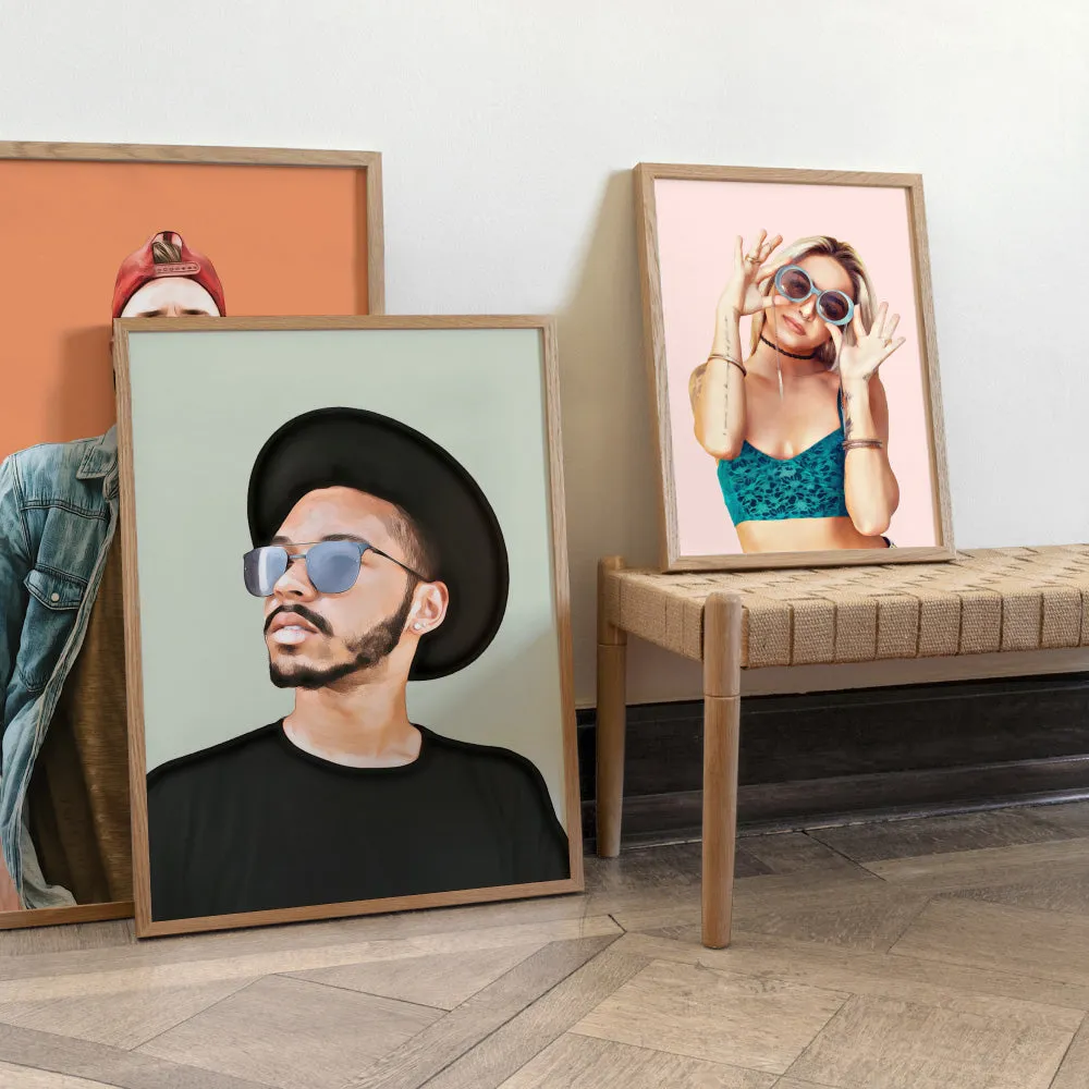 Custom Self Portrait | Painting - Art Print
