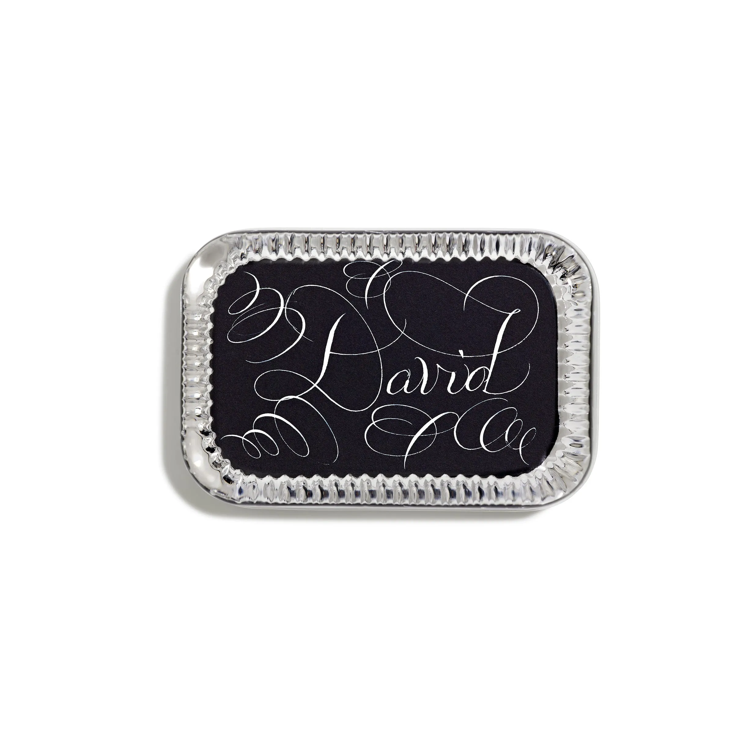 Customized Black Rectangular Paperweight