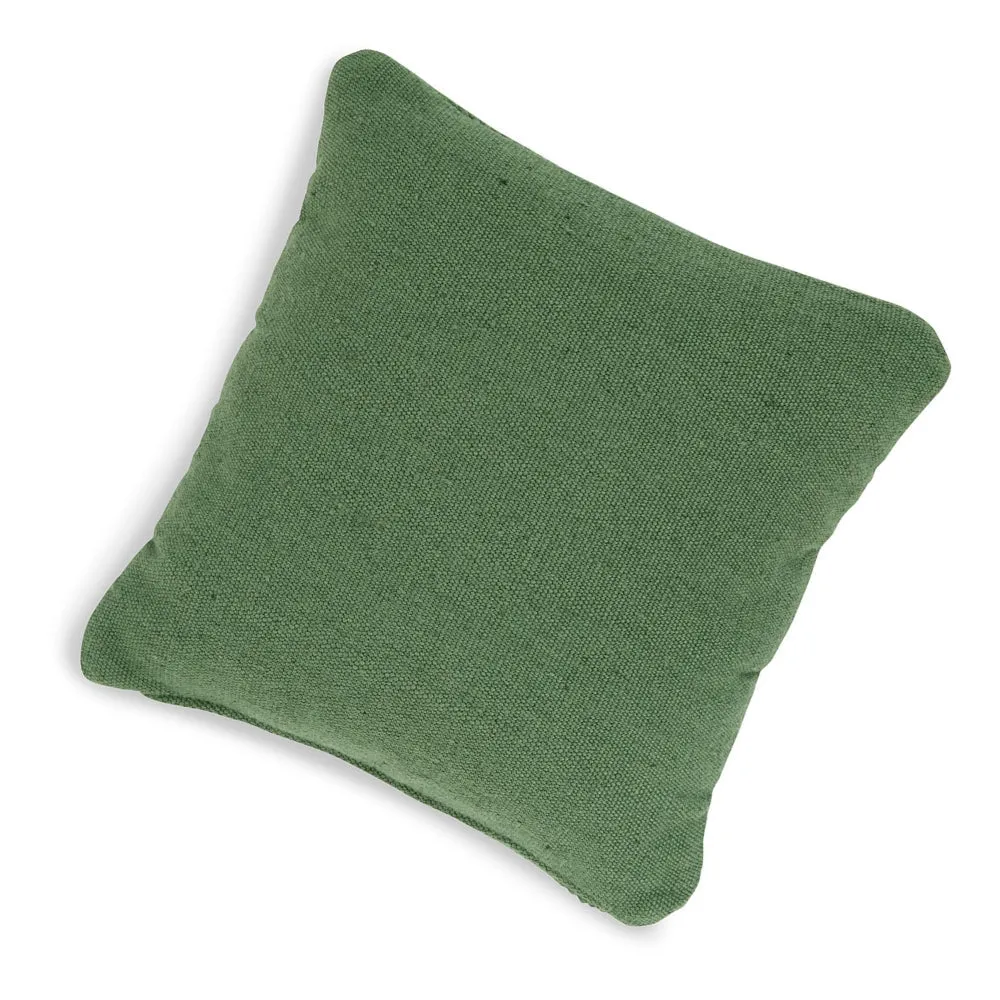 Dco Throw Pillow Set of 4, Indoor Outdoor, Woven Geometric Design, Green By Casagear Home