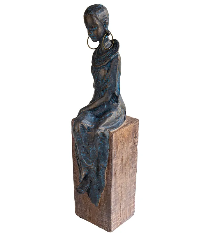 Demure Dame Sculpture