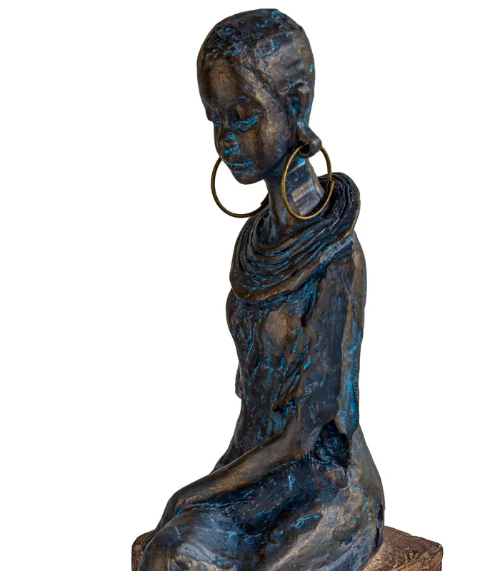 Demure Dame Sculpture