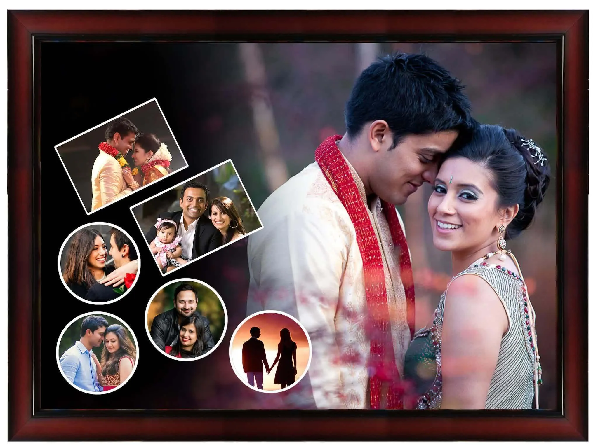 Dhara Personalized 9x13 Inch Photo Frame for Home Decor - Custom Upload | Thoughtful Gift Idea