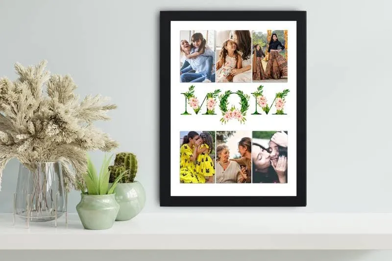 Dhara Personalized 9x13 Inch Photo Frame for Home Decor - Custom Upload | Thoughtful Gift Idea