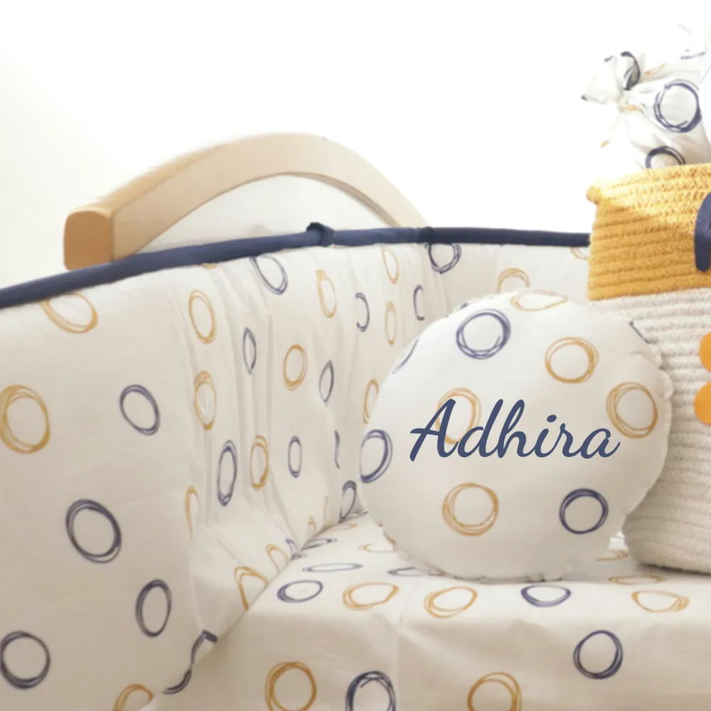 Doodle Circles- Throw Cushion