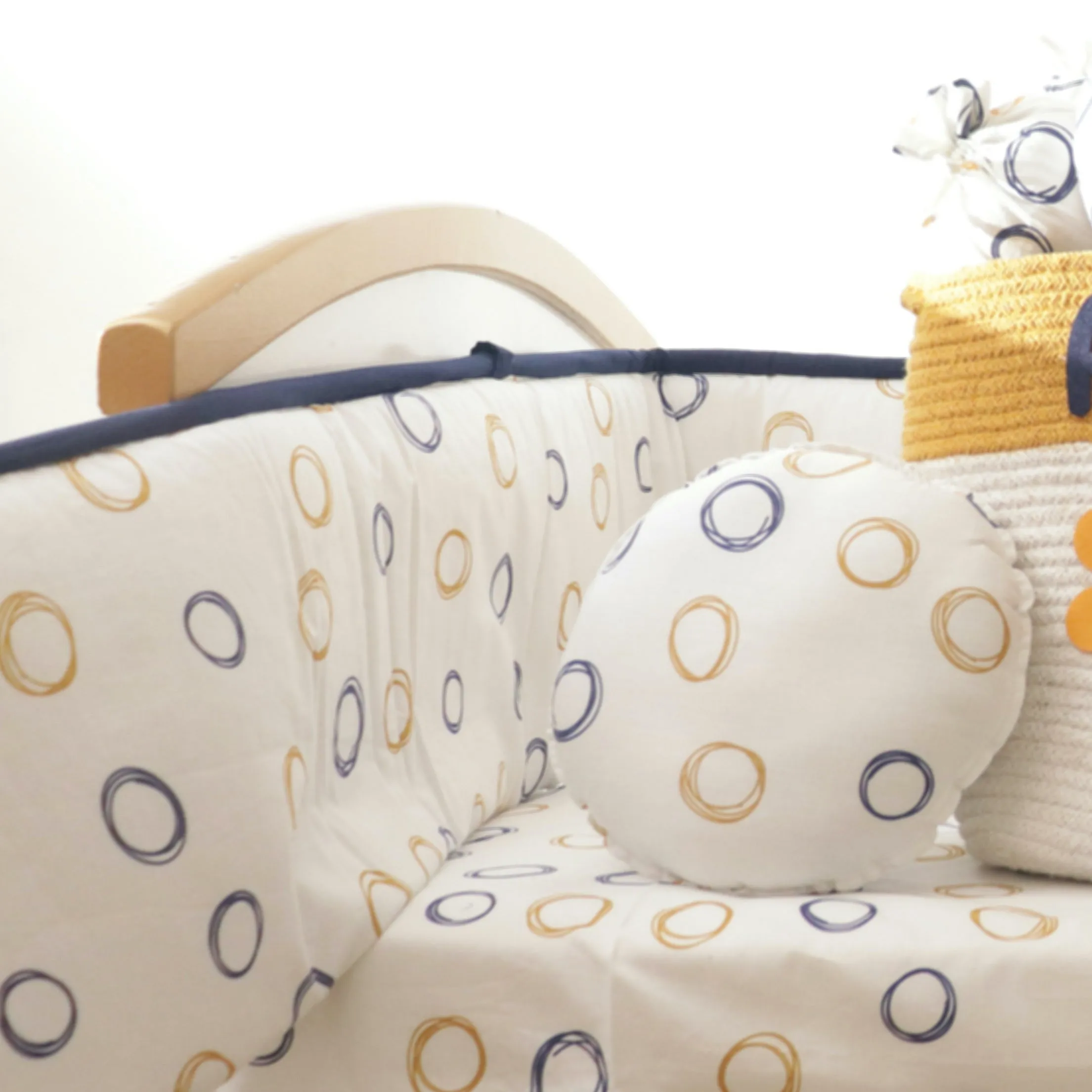 Doodle Circles- Throw Cushion